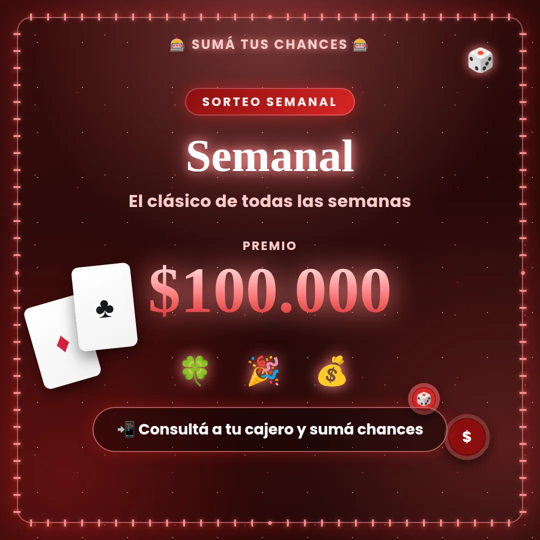 Semanal · El clásico de todas las semanas · Premio $100.000